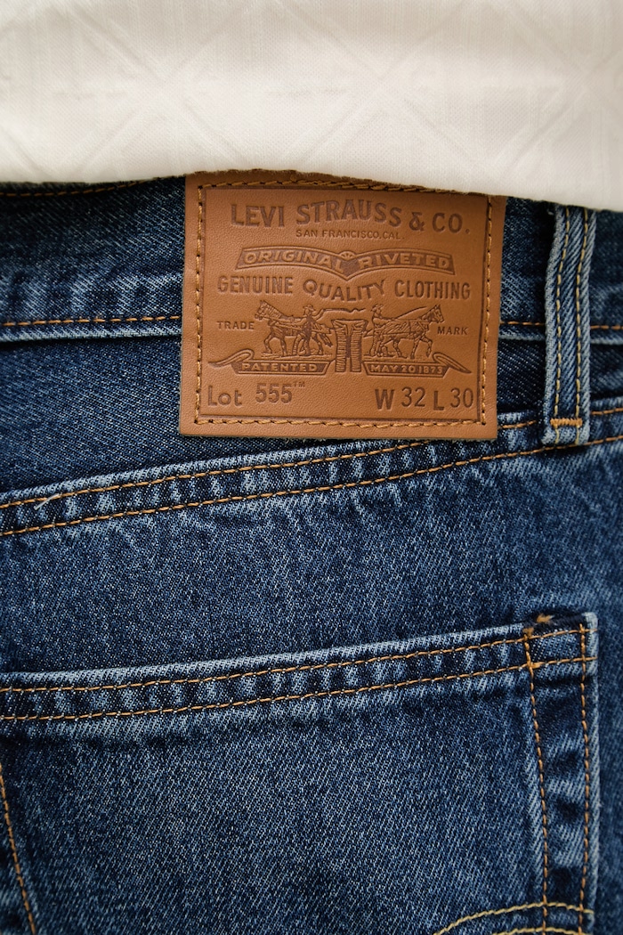 Rifle Levi's 555™ RELAXED STRAIGHT tmavomodrá 000LO.0035