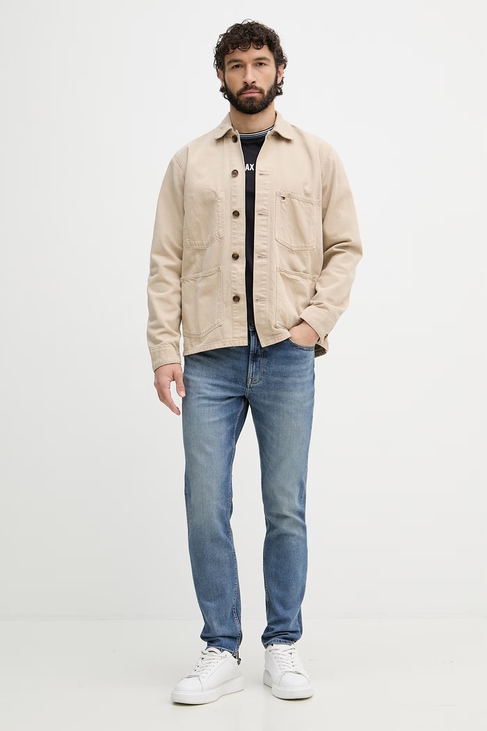 Calvin Klein Jeans rifle slim fit pánske LV04RF742G modrá SS26