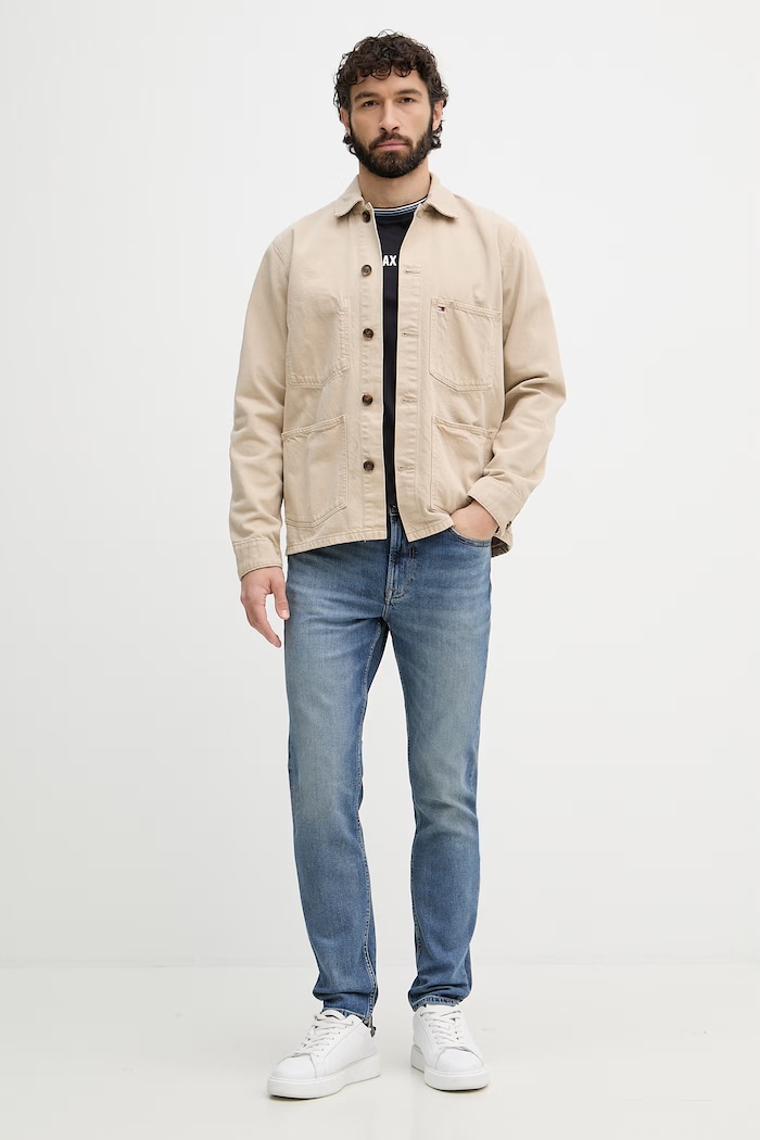 Calvin Klein Jeans rifle slim fit pánske LV04RF742G modrá SS26