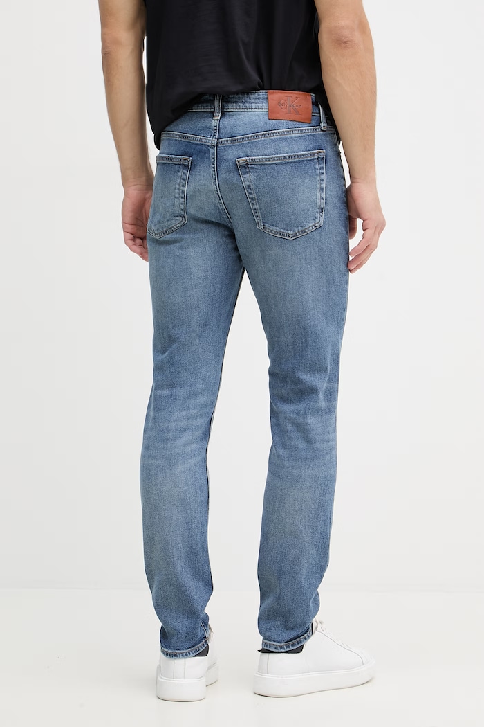 Oblečenie Calvin Klein Jeans rifle slim fit pánske LV04RF742G modrá