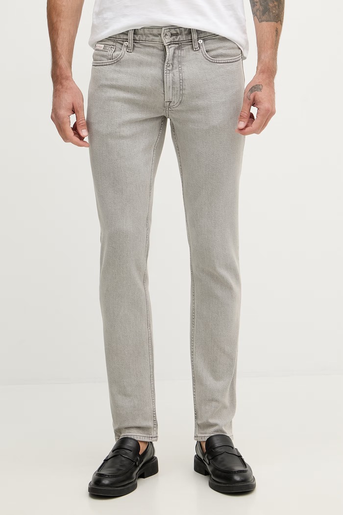 Calvin Klein Jeans rifle slim fit pánske sivá LV04RF752G