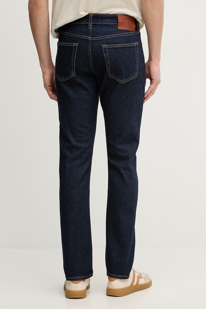 Ruházat Calvin Klein Jeans slim fit farmer férfi LV04RF757G sötétkék