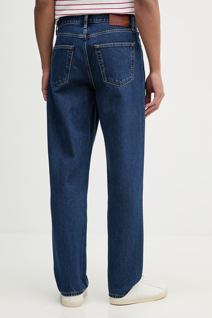 Calvin Klein Jeans rifle relaxed fit pánske tmavomodrá LV04RF775G