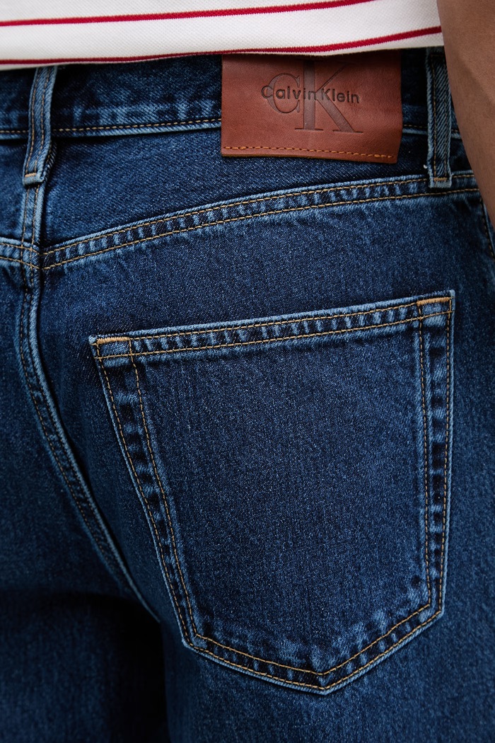 Calvin Klein Jeans rifle relaxed fit pánske tmavomodrá LV04RF775G