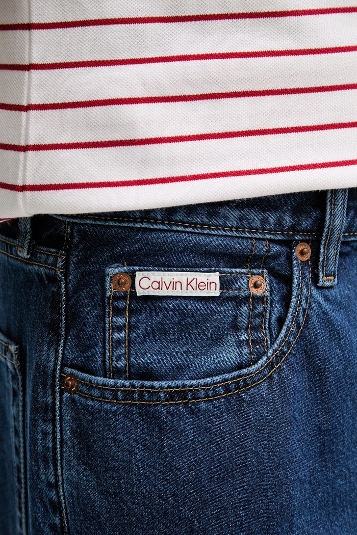 Calvin Klein Jeans rifle relaxed fit pánske LV04RF775G tmavomodrá