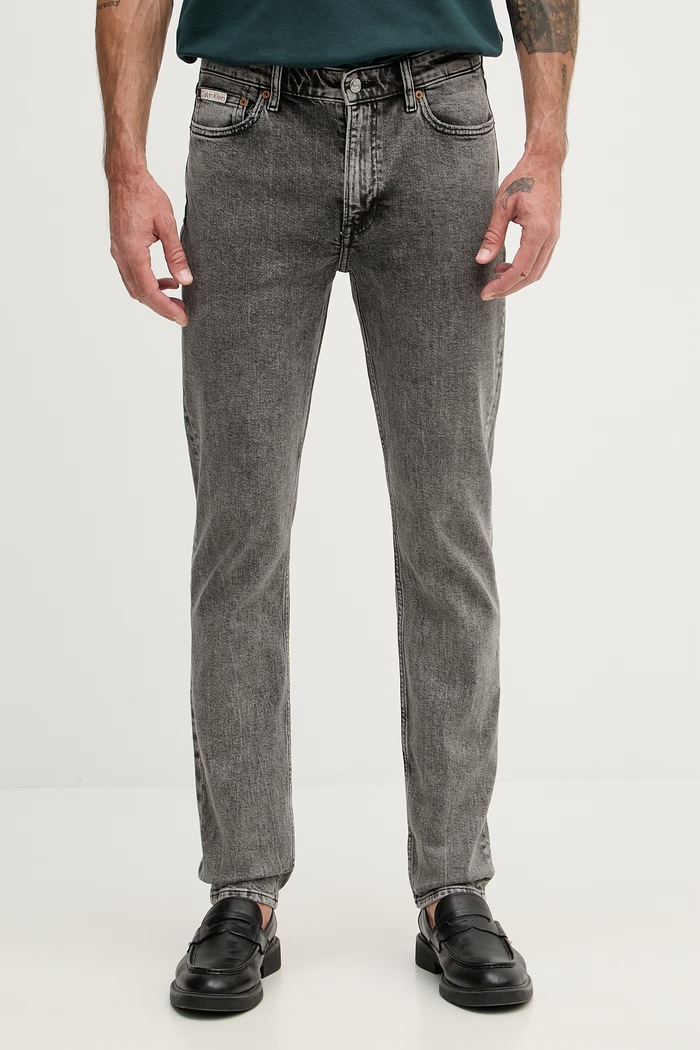 Calvin Klein Jeans rifle slim fit pánske sivá LV04RF928G