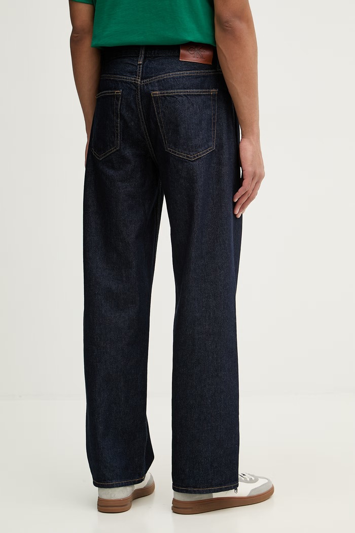 Îmbrăcăminte Calvin Klein Jeans blugi pentru bărbați LV04RF942G bleumarin