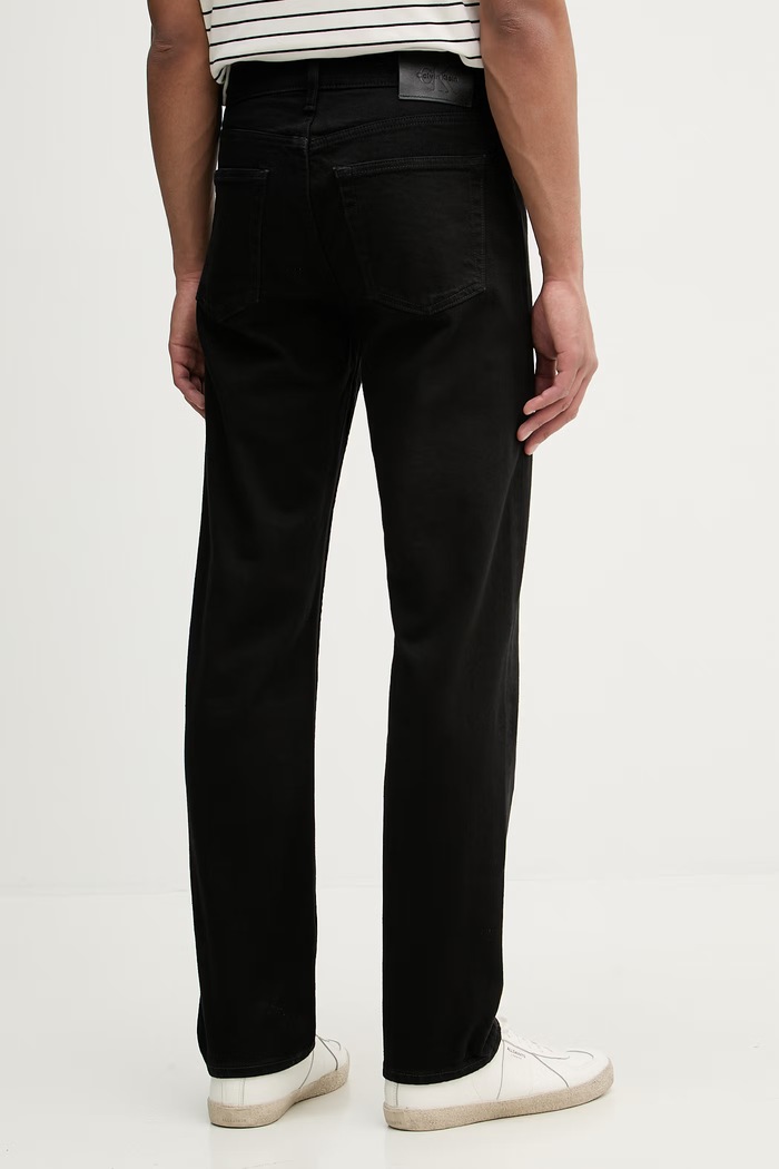 Oblečenie Calvin Klein Jeans rifle rovné pánske LV04RF944G čierna