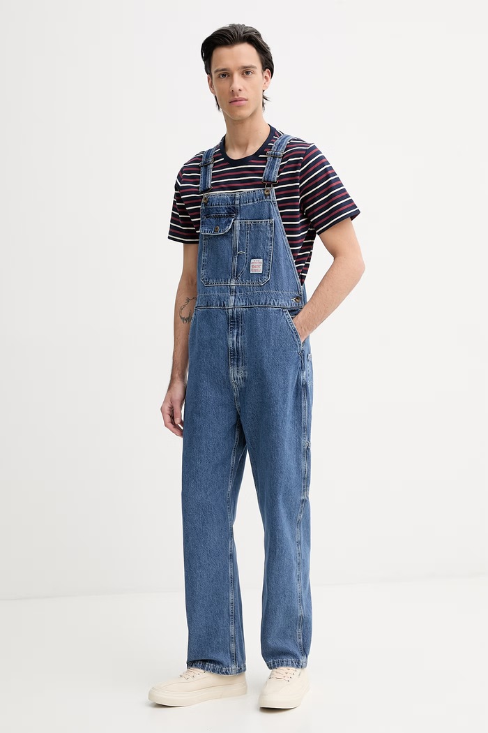 Τζιν σαλοπέτα Levi's LOOSE OVERALLS x WORKWEAR 0057W μπλε SS26