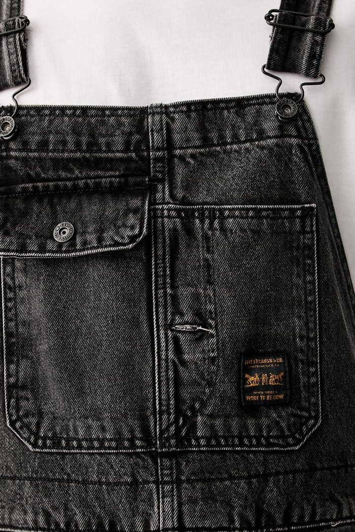 Levi's rifle na traky pánske LOOSE OVERALLS x WORKWEAR 0057W čierna