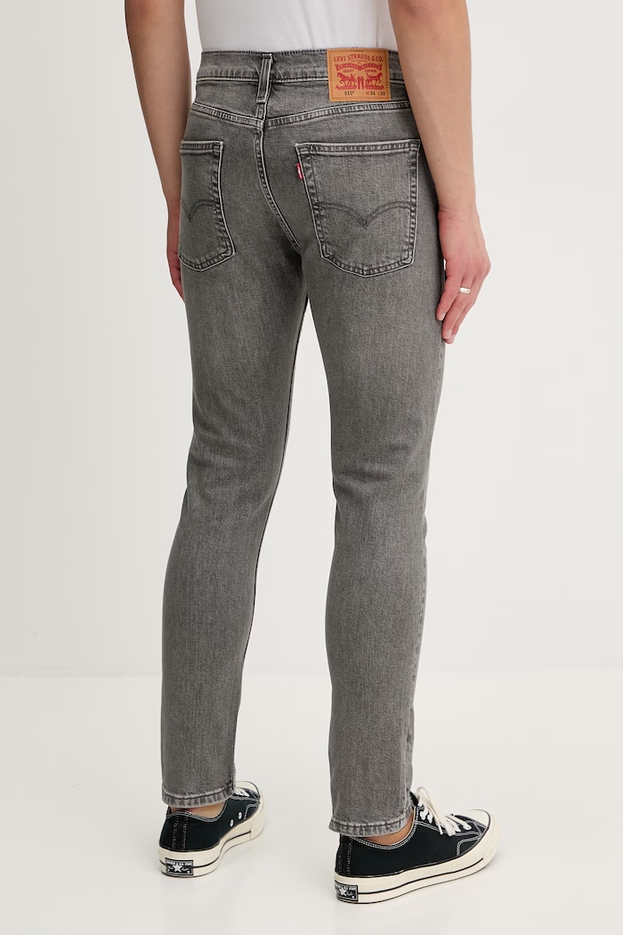 Oblečenie Rifle Levi's 510™ SKINNY 05510.1406 sivá