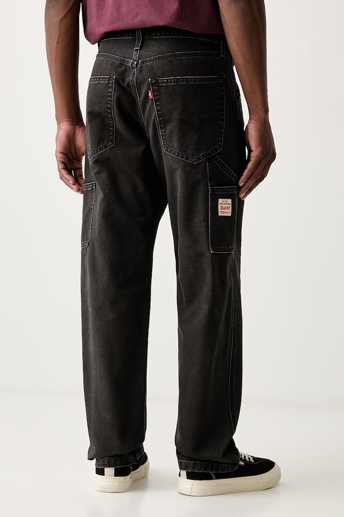 Odzież Levi's jeansy loose męskie 568 LOOSE STRT CARPENTER x WORKWEAR 55849.0065 czarny