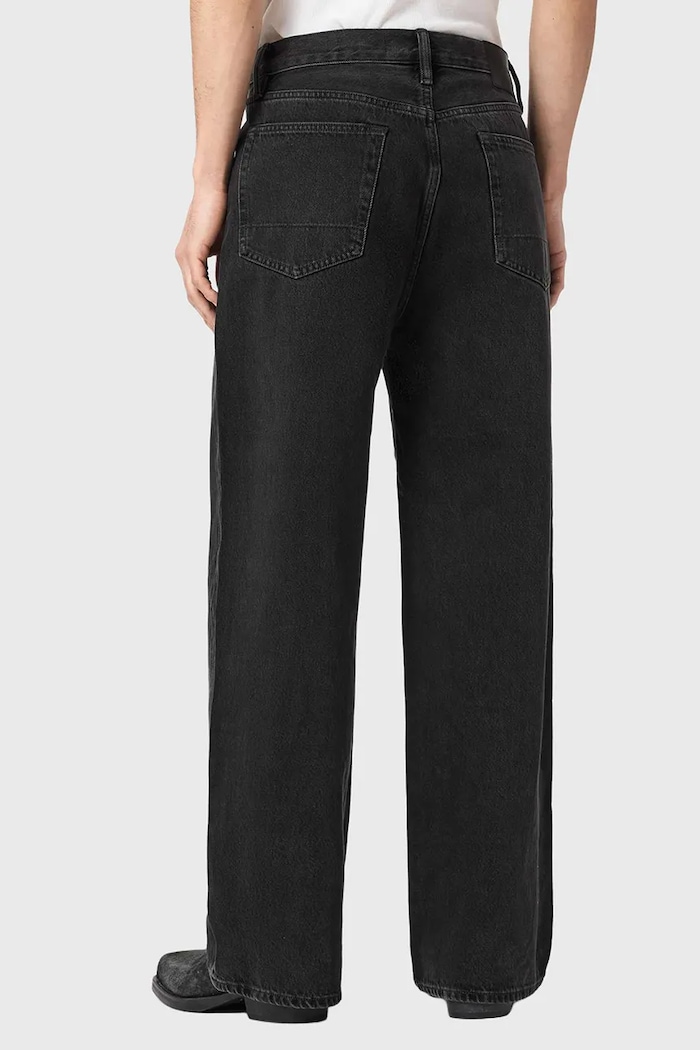 AllSaints jeansy BIG M002EE czarny SS26