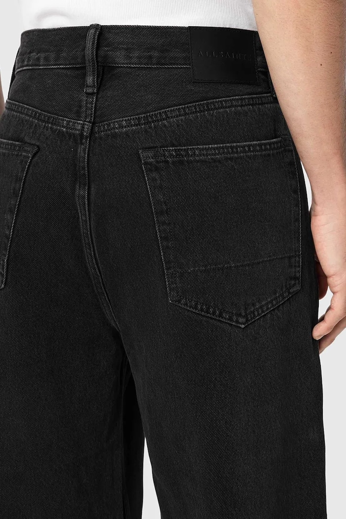 AllSaints jeansy BIG M002EE czarny