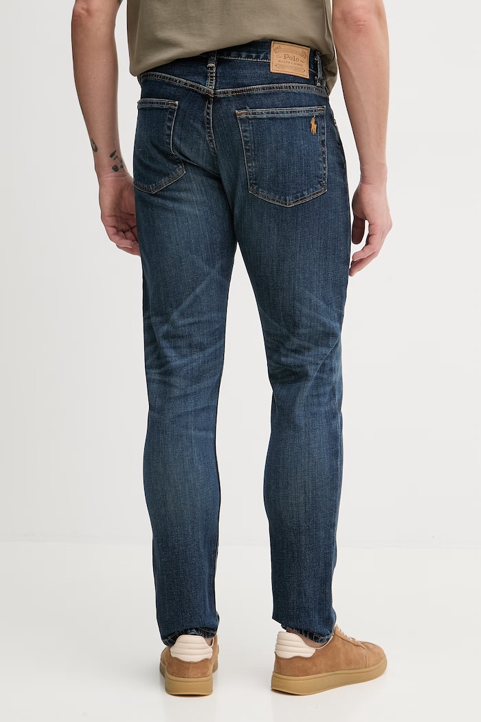 Îmbrăcăminte Polo Ralph Lauren blugi skinny pentru bărbați 710B16987 bleumarin