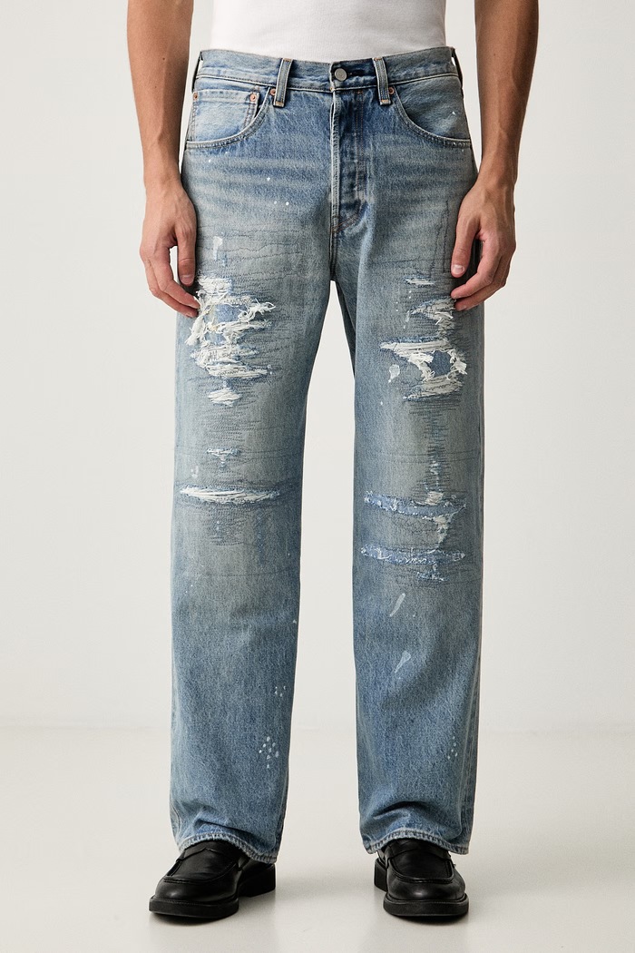 Levi's rifle loose pánske 501® LOOSE modrá 0057U