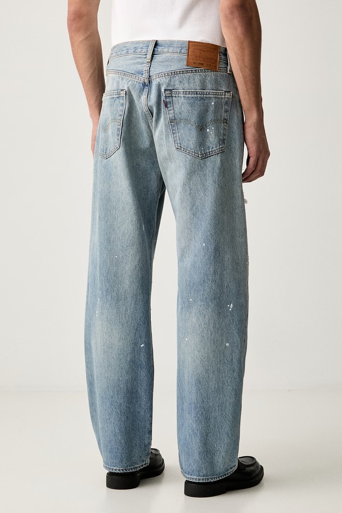 Oblečenie Levi's rifle loose pánske 501® LOOSE 0057U modrá