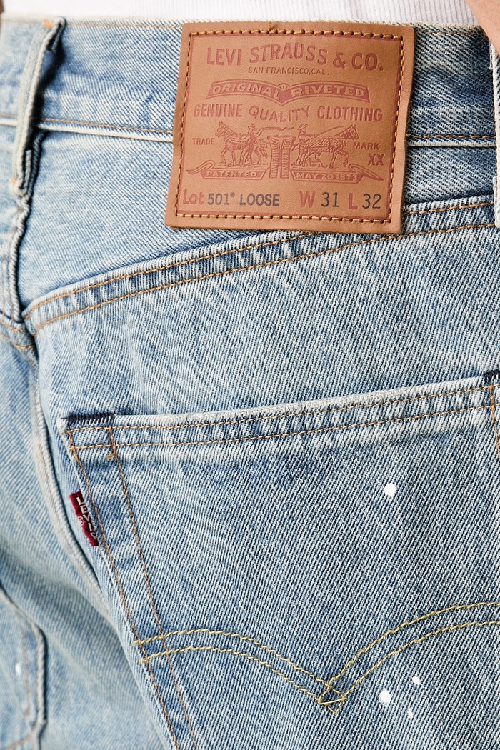 Levi's rifle loose pánske 501® LOOSE modrá 0057U