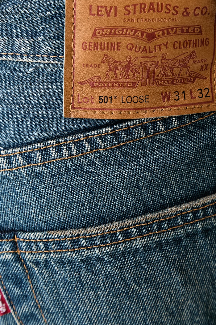 Jeansy loose męskie 501® LOOSE Levi's 0057U niebieski