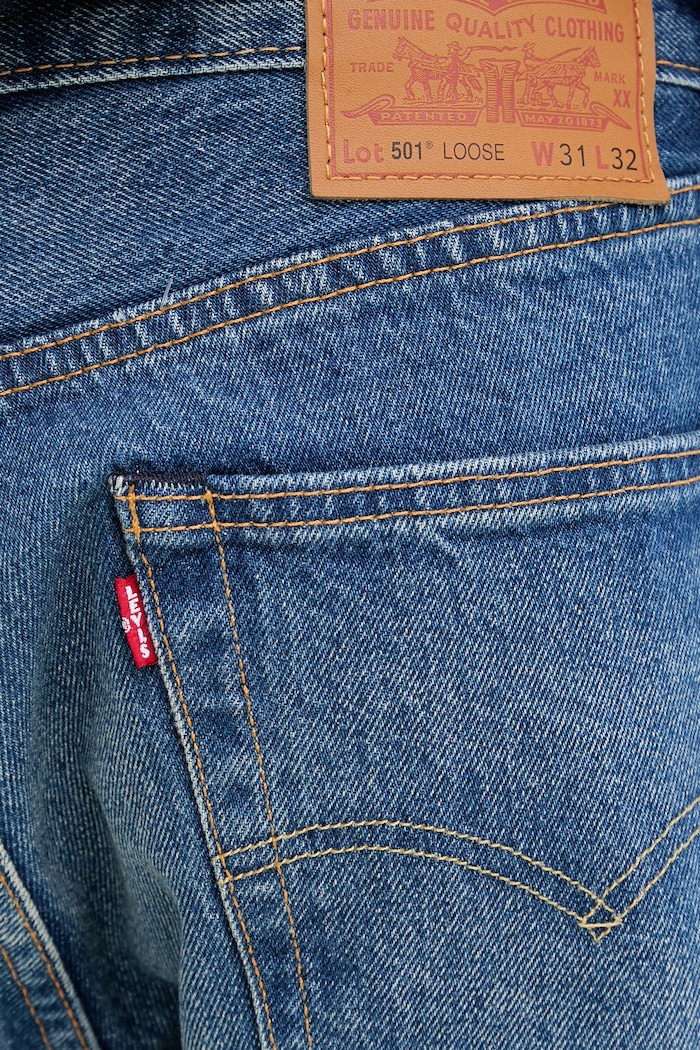 Rifle Levi's 501® LOOSE modrá 0057U
