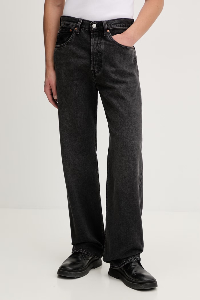 Rifle Levi's 501® LOOSE čierna 0057U
