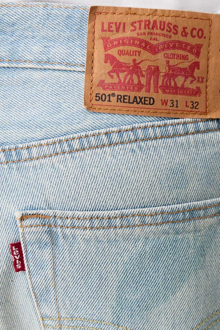 Levi's дънки relaxed fit мъжки 501® RELAXED син 0057V