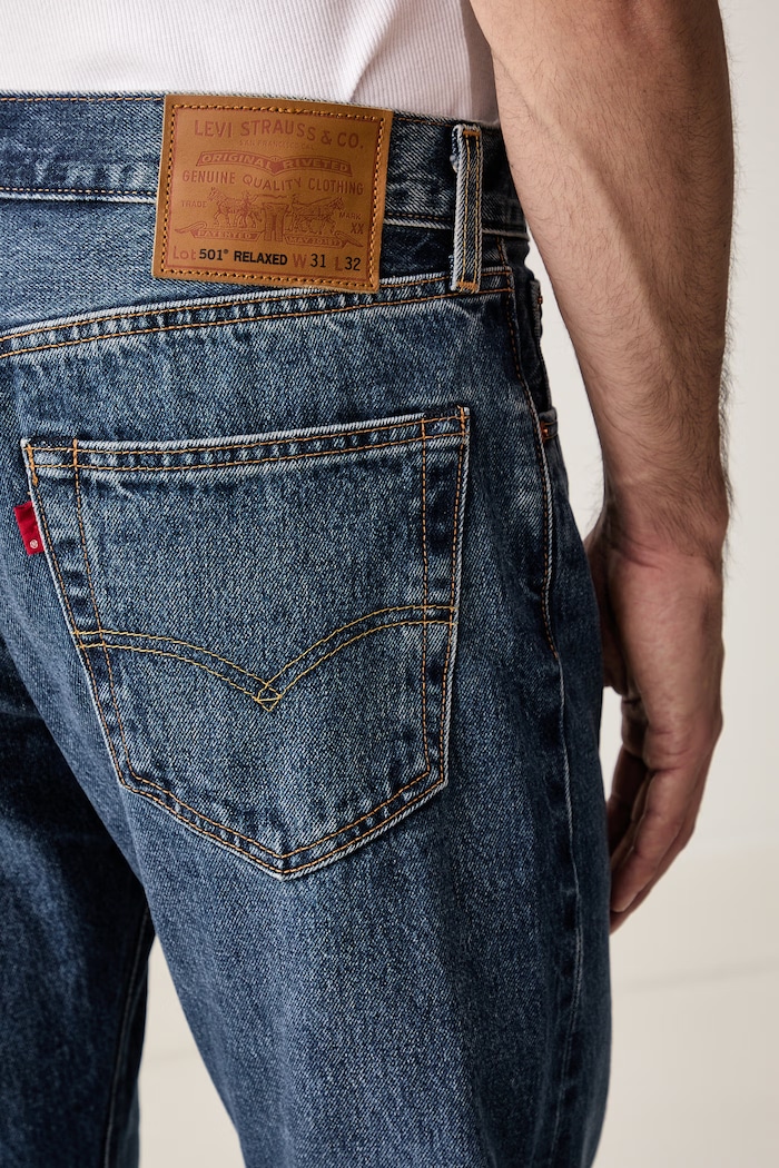 Levi's relaxed fit Ανδρικά 501® RELAXED μπλε 0057V