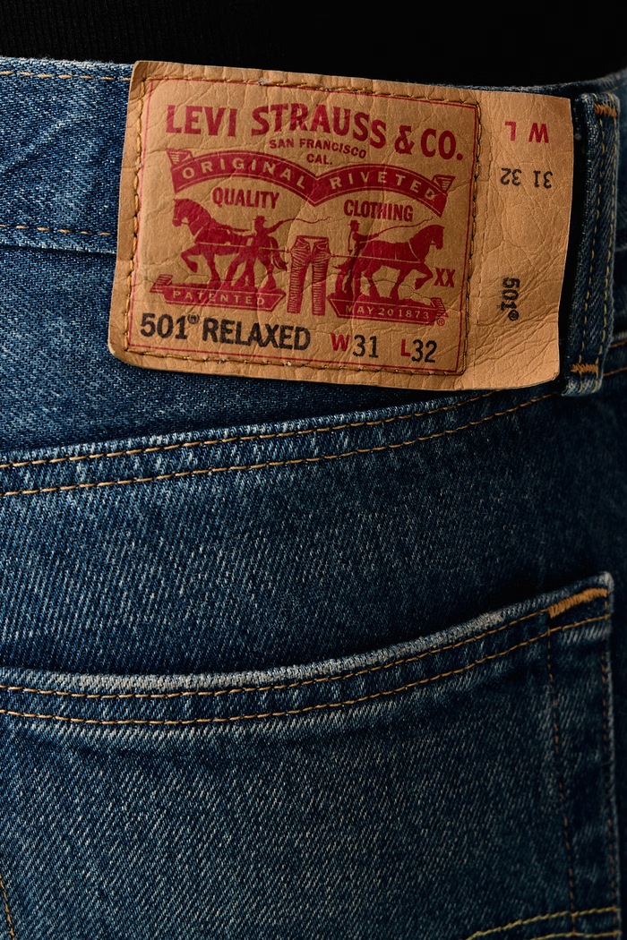 Jeansy relaxed fit męskie 501® RELAXED Levi's 0057V niebieski