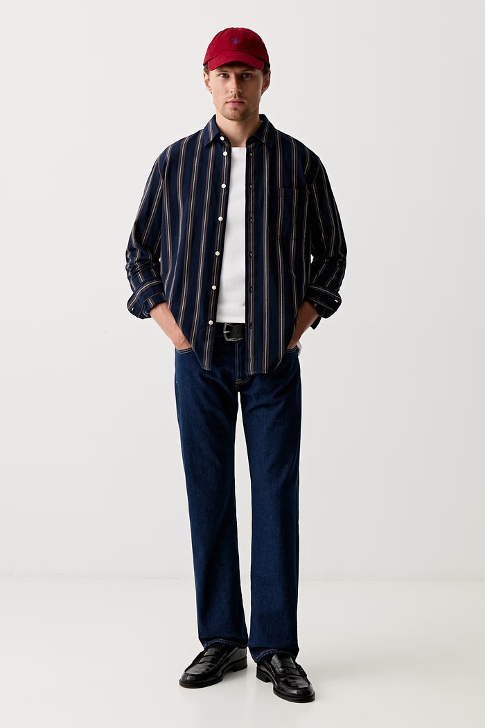 Levi's jeansy relaxed fit męskie 501® RELAXED 0057V granatowy SS26