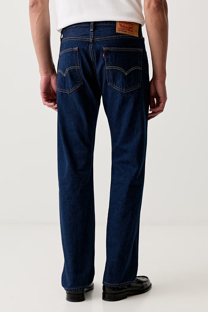 Odzież Levi's jeansy relaxed fit męskie 501® RELAXED 0057V granatowy