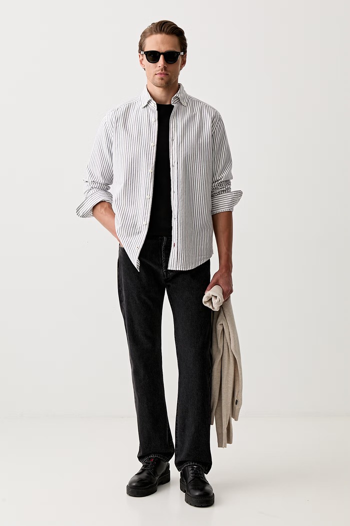 Levi's дънки relaxed fit мъжки 501® RELAXED 0057V черен SS26