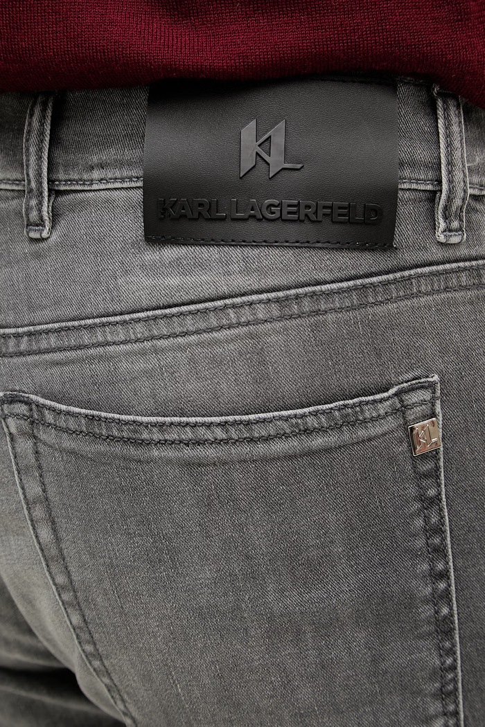 Karl Lagerfeld rifle skinny pánske KL-JORDAN sivá 562843.265506