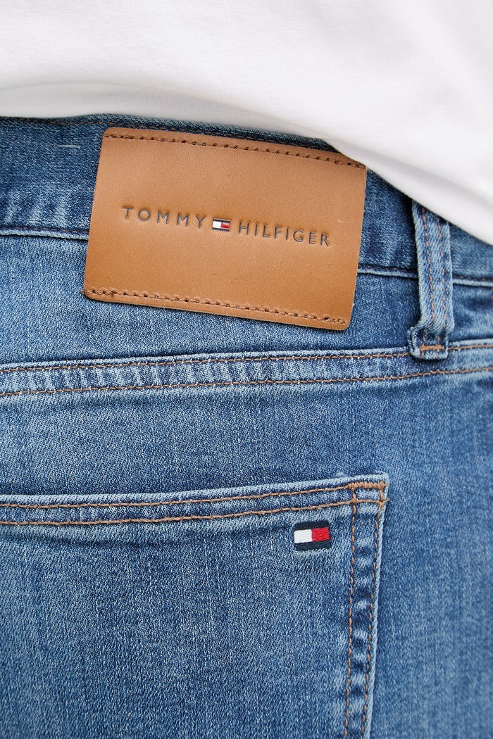 Tommy Hilfiger rifle slim fit pánske modrá MW0MW42316