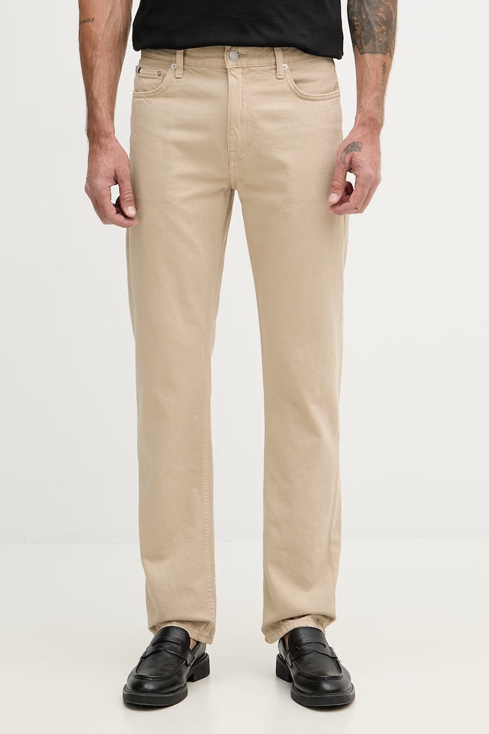 Tommy Hilfiger blugi regular pentru bărbați bej MW0MW42323