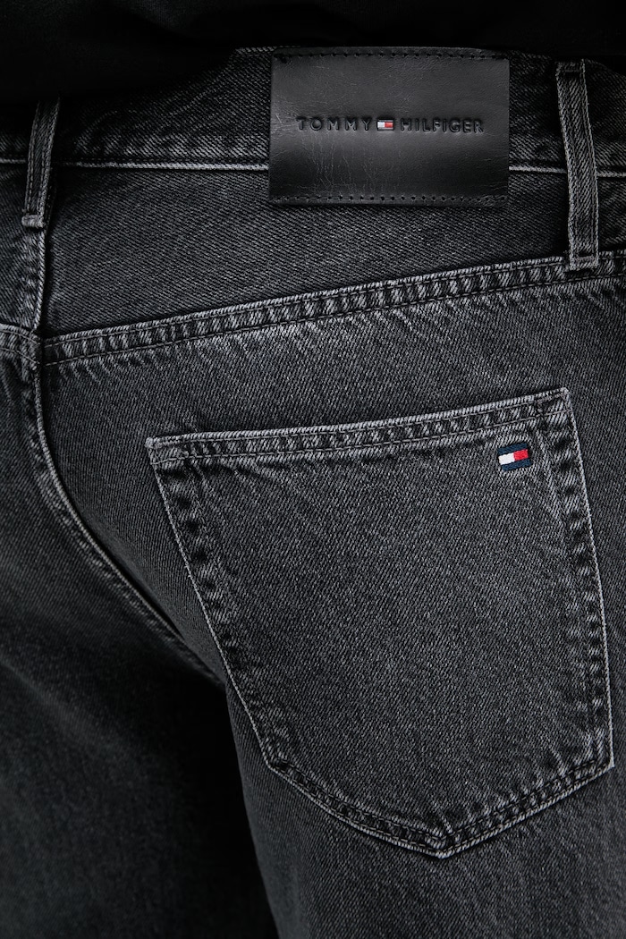 Tommy Hilfiger jeansy regularne męskie czarny MW0MW42325