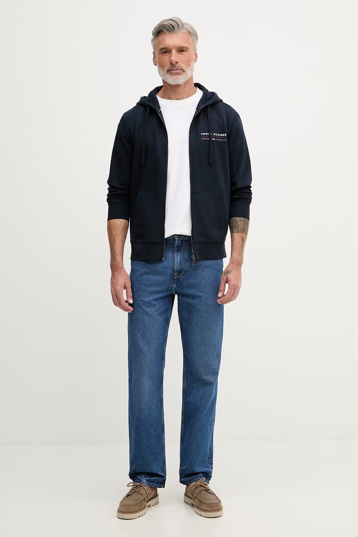 Tommy Hilfiger rifle relaxed fit pánske MW0MW42328 modrá SS26