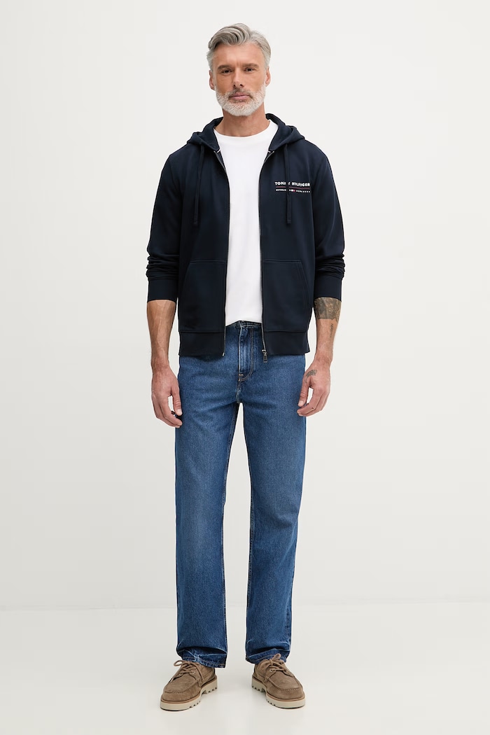 Tommy Hilfiger rifle relaxed fit pánske MW0MW42328 modrá SS26
