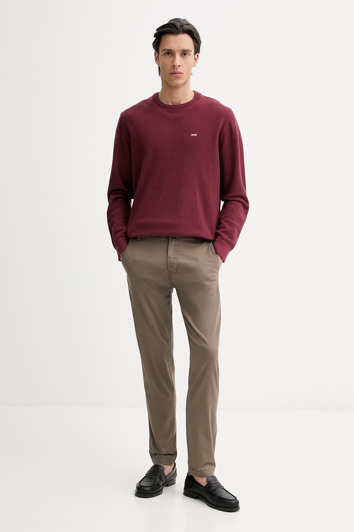 Levi's pantaloni cu in XX CHINO STD II 17196.0198 maro SS26