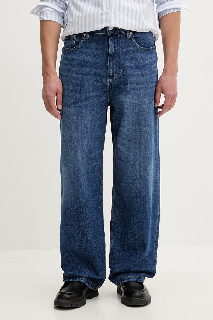Tommy Jeans rifle relaxed fit pánske tmavomodrá DM0DM22920
