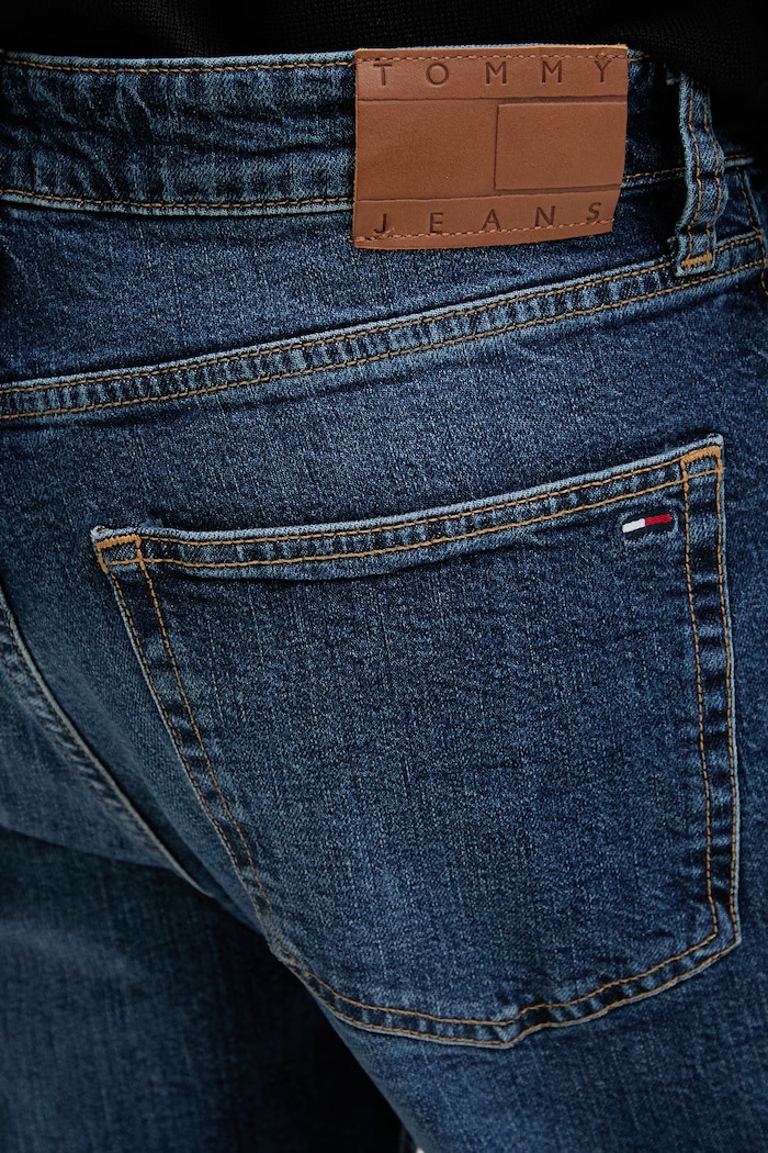 Tommy Jeans rifle slim fit pánske tmavomodrá DM0DM22971