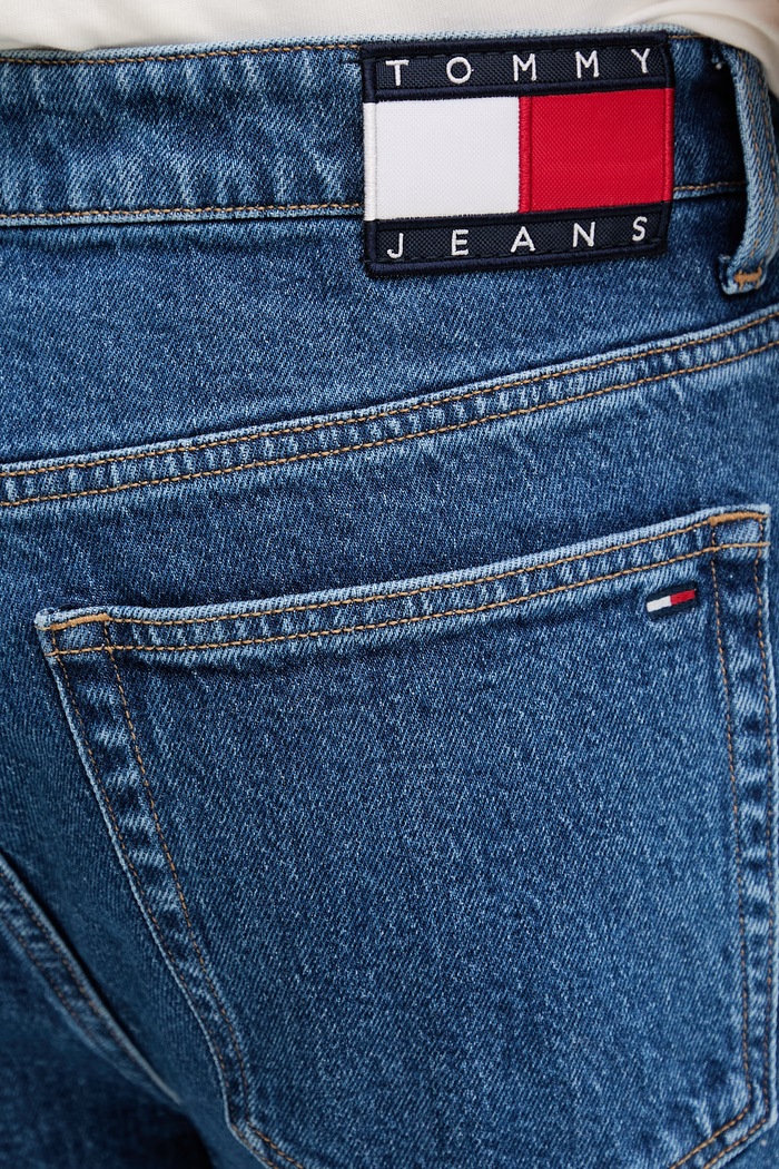 Tommy Jeans rifle regular pánske modrá DM0DM23061