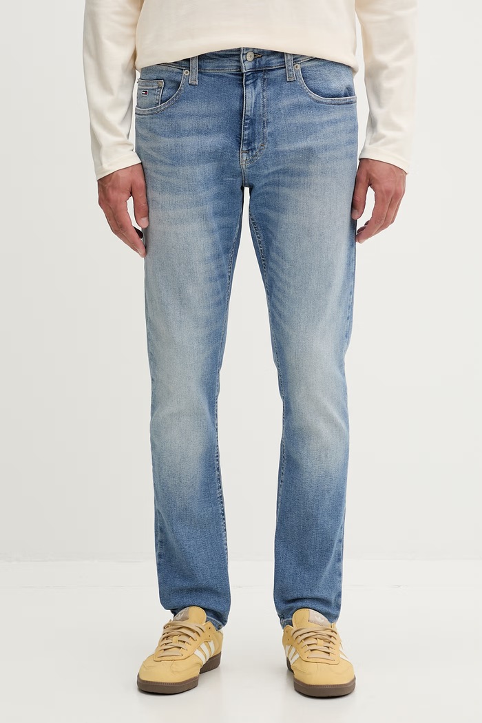 Tommy Jeans jeansy slim fit męskie niebieski DM0DM23266