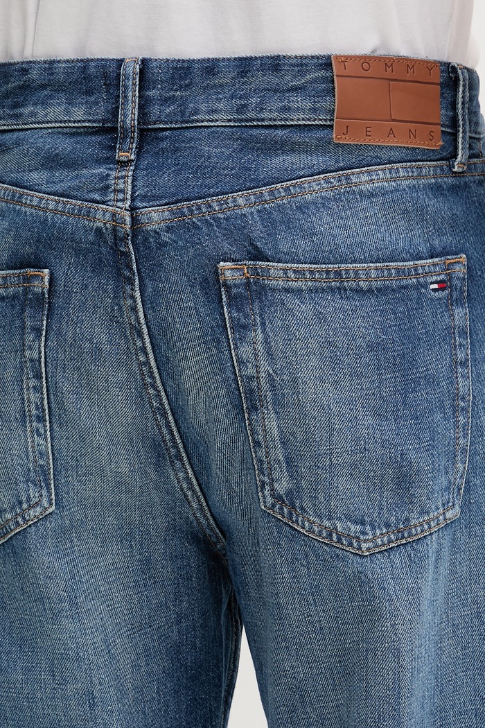 Tommy Jeans jeansy straight męskie granatowy DM0DM23267