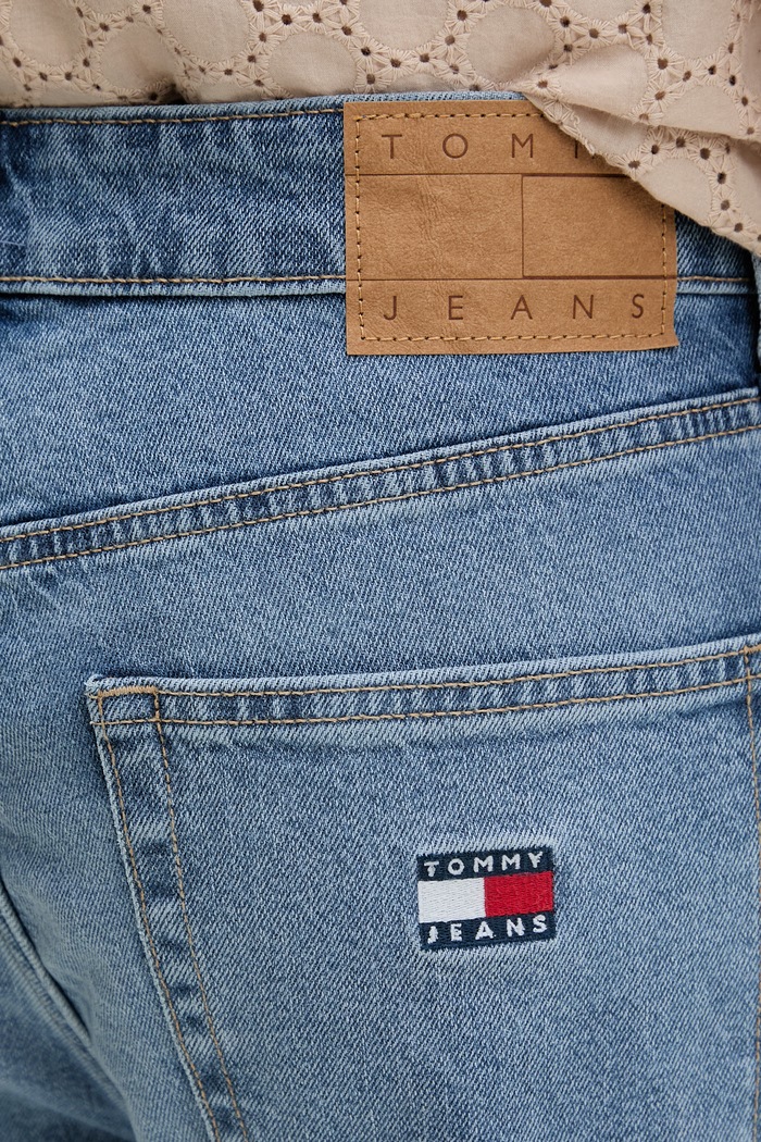 Tommy Jeans rifle regular pánske modrá DM0DM23305