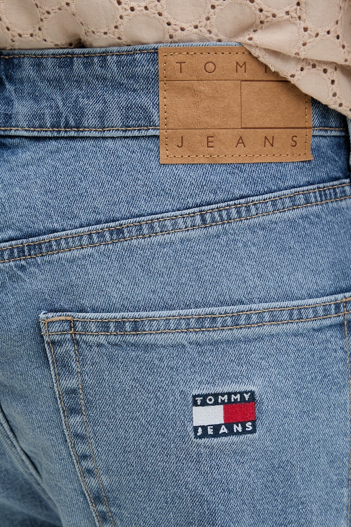 Tommy Jeans rifle regular pánske modrá DM0DM23305