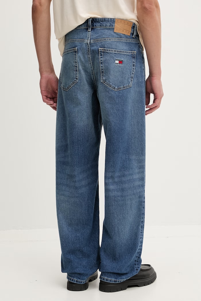 Oblečenie Tommy Jeans rifle relaxed fit pánske DM0DM23306 modrá