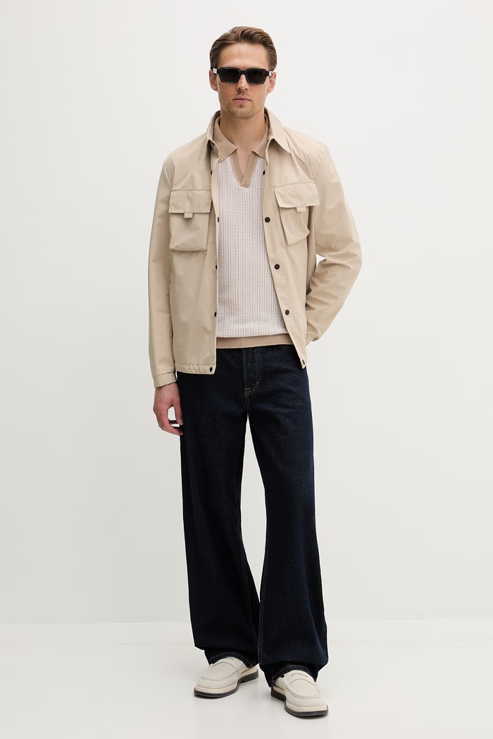 Tommy Jeans rifle relaxed fit pánske DM0DM23307 tmavomodrá SS26