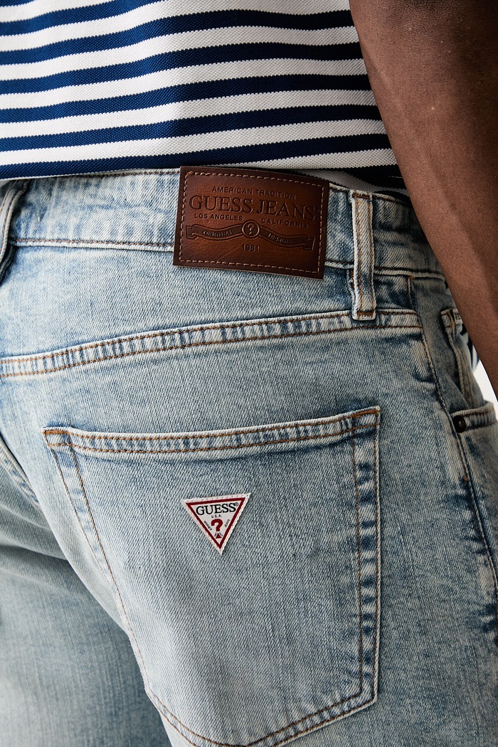 Guess Jeans jeansy straight męskie niebieski M6GA1B.D0024