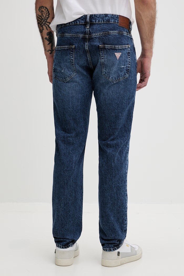 Îmbrăcăminte Guess Jeans blugi slim fit pentru bărbați M6GA1C.D5M5C albastru