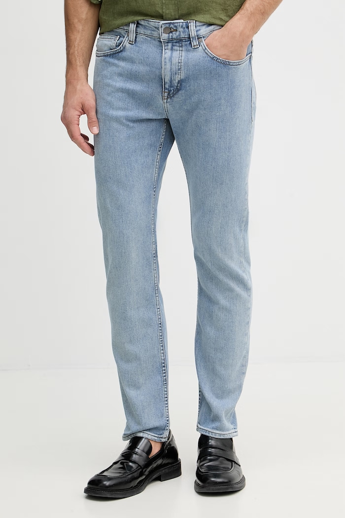 BOSS Orange blugi slim fit pentru bărbați albastru 50556871
